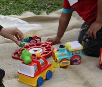 Feira de Trocas de Brinquedos promovida pelo Instituto Alana no Parque do Ibirapuera 