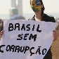 Marcha contra a Corrupção pediu a aplicação da Lei da Ficha Limpa, em Brasília