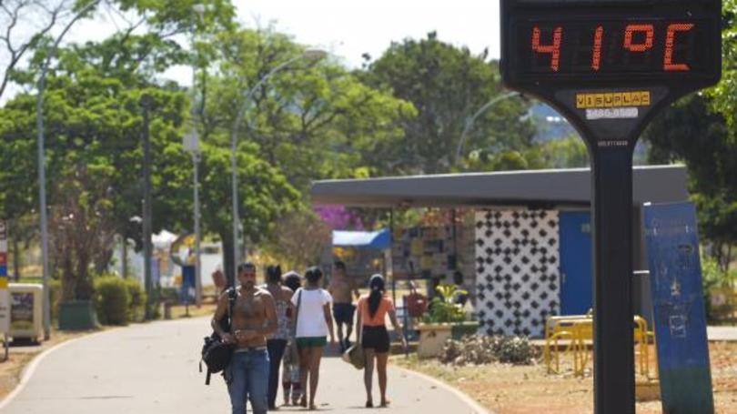 Brasília: Na capital, a onda de calor fez com que os termômetros chegassem a 41ºC 