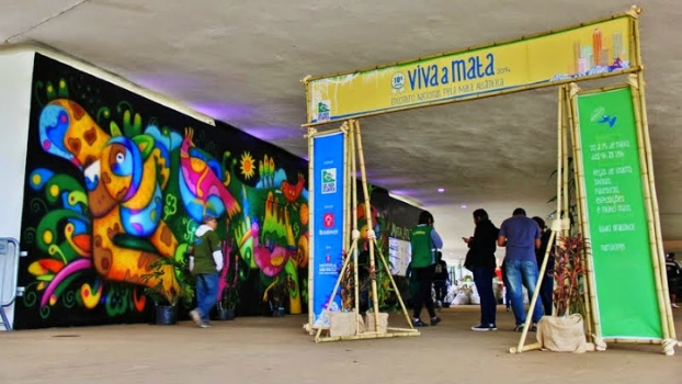 Portal de entrada do Viva a Mata 2014.