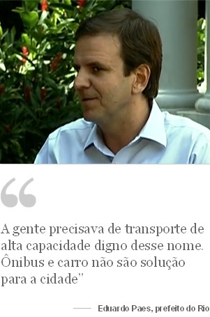 Globo News - Frase Eduardo Paes (Foto: Globo News)