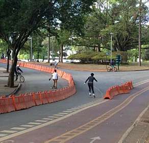 Parque já é visitado por cerca de 300 mil pessoas de todas as regiões da cidade nos fins de semana - Luiza Wolf/AE