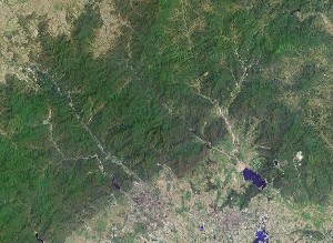 Badaling & Thirteen Tombs of the Ming Dynasty - Google Satellite Photo