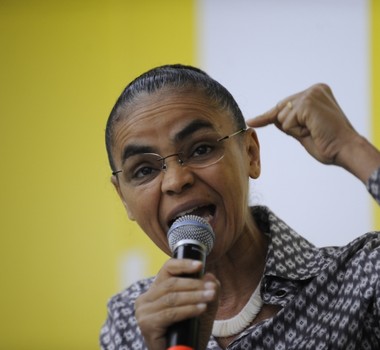 Marina Silva durante a Cúpula dos Povos, evento paralelo à Rio+20 (Foto: Fabio Rodrigues Pozzebom/ABr)