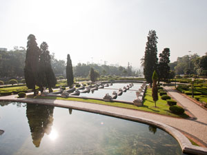 Jardins do Museu do Ipiranga (Foto: Daigo Oliva/G1)